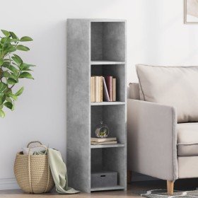 Aparador alto madera de ingeniería gris hormigón 30x41x124 cm en Aparadores | Comprar online en Foro24