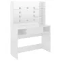 Makeup vanity with LED lights, glossy white MDF, 100x40x135 cm by vidaXL, Bedroom Dressers - Ref: Foro24-331539, Price: 201,0...