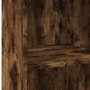 Aparador alto madera de ingeniería roble ahumado 50x41x124 cm