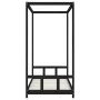 Black pine wood children's bed frame 90x190 cm by vidaXL, Cribs and beds for children - Ref: Foro24-834518, Price: 114,84 €, ...