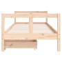 Kinderbettgestell mit Kiefernholzschubladen 80x200 cm von vidaXL, Kinderbetten und Betten für Kinder - Ref: Foro24-834405, Pr...