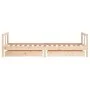 Kinderbettgestell mit Kiefernholzschubladen 80x200 cm von vidaXL, Kinderbetten und Betten für Kinder - Ref: Foro24-834405, Pr...