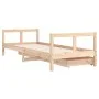 Children's bed frame with pine wood drawers 80x200 cm by vidaXL, Cribs and beds for children - Ref: Foro24-834405, Price: 117...