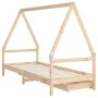 Estructura de cama para niños con cajones madera pino 80x200 cm de vidaXL, Cunas y camas para niños - Ref: Foro24-834465, Pre...