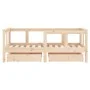 Estructura de cama para niños con cajones madera pino 70x140 cm de vidaXL, Cunas y camas para niños - Ref: Foro24-834411, Pre...