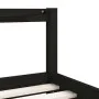 Estructura de cama niños con cajones madera pino negro 80x200cm de vidaXL, Cunas y camas para niños - Ref: Foro24-834407, Pre...