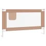 Safety rail for child's bed gray taupe fabric 140x25 cm by vidaXL, Safety railings - Ref: Foro24-10219, Price: 44,14 €, Disco...