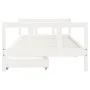 Estructura de cama infantil con cajones madera blanco 90x190 cm de vidaXL, Cunas y camas para niños - Ref: Foro24-834418, Pre...