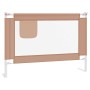 Barandilla de seguridad cama de niño tela gris taupe 90x25 cm