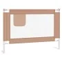 Child bed safety rail taupe gray fabric 90x25 cm by vidaXL, Safety railings - Ref: Foro24-10216, Price: 49,14 €, Discount: %