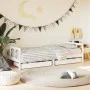 Children's bed frame with white pine wood drawers 90x200 cm by vidaXL, Cribs and beds for children - Ref: Foro24-834409, Pric...