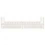 Children's bed frame with white pine wood drawers 90x200 cm by vidaXL, Cribs and beds for children - Ref: Foro24-834409, Pric...
