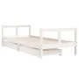 Children's bed frame with white pine wood drawers 80x200 cm by vidaXL, Cribs and beds for children - Ref: Foro24-834406, Pric...