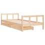Estructura de cama para niños con cajones madera pino 90x200 cm de vidaXL, Cunas y camas para niños - Ref: Foro24-834408, Pre...