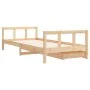 Estructura de cama para niños con cajones madera pino 90x200 cm de vidaXL, Cunas y camas para niños - Ref: Foro24-834408, Pre...