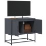 Mueble para TV de acero gris antracita 68,5x39x60,5 cm