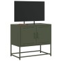Mueble para TV de acero verde oliva 68,5x39x60,5 cm en Muebles TV | Comprar online en Foro24