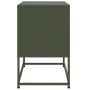 Mueble para TV de acero verde oliva 68,5x39x60,5 cm en Muebles TV | Comprar online en Foro24