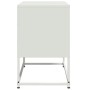 Mueble para TV de acero blanco 68,5x39x60,5 cm