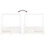 White pine wood children's bed frame 70x140 cm by vidaXL, Cribs and beds for children - Ref: Foro24-834502, Price: 146,07 €, ...