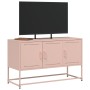 Mueble para TV de acero rosa 100,5x39x60,5 cm en Muebles TV | Comprar online en Foro24