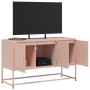 Mueble para TV de acero rosa 100,5x39x60,5 cm en Muebles TV | Comprar online en Foro24