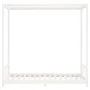Estructura de cama para niños madera de pino blanco 90x190 cm de vidaXL, Cunas y camas para niños - Ref: Foro24-834517, Preci...