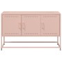 Mueble para TV de acero rosa 100,5x39x60,5 cm en Muebles TV | Comprar online en Foro24