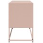 Mueble para TV de acero rosa 100,5x39x60,5 cm en Muebles TV | Comprar online en Foro24