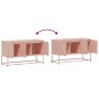 Mueble para TV de acero rosa 100,5x39x60,5 cm en Muebles TV | Comprar online en Foro24