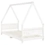 Bed frame for children made of white pine wood 90x200 cm by vidaXL, Cribs and beds for children - Ref: Foro24-834499, Price: ...