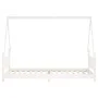 Bed frame for children made of white pine wood 90x200 cm by vidaXL, Cribs and beds for children - Ref: Foro24-834499, Price: ...
