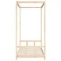 Children's bed frame solid pine wood 90x190 cm by vidaXL, Cribs and beds for children - Ref: Foro24-834516, Price: 116,20 €, ...