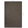 Beige Fußmatte 80x120 cm von vidaXL, Fußmatten - Ref: Foro24-331578, Preis: 35,51 €, Rabatt: %