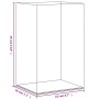Caja de exposición acrílico transparente 22x18x35 cm de vidaXL, Mostradores - Ref: Foro24-154904, Precio: 54,21 €