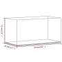 Caja de exposición acrílico transparente 24x12x11 cm de vidaXL, Mostradores - Ref: Foro24-154899, Precio: 28,29 €, Descuento: %