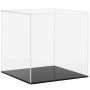 Caja de exposición acrílico transparente 30x30x30 cm