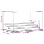 Caja de exposición acrílico transparente 24x16x13 cm de vidaXL, Mostradores - Ref: Foro24-154895, Precio: 46,00 €