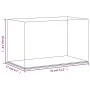 Caja de exposición acrílico transparente 31x17x19 cm de vidaXL, Mostradores - Ref: Foro24-154903, Precio: 52,50 €, Descuento: %