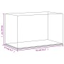 Caja de exposición acrílico transparente 31x17x19 cm de vidaXL, Mostradores - Ref: Foro24-154903, Precio: 53,78 €