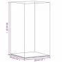 Caja de exposición acrílico transparente 20x20x38 cm de vidaXL, Mostradores - Ref: Foro24-154898, Precio: 54,15 €, Descuento: %