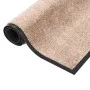 Beige doormat 60x80 cm by vidaXL, Doormats - Ref: Foro24-331584, Price: 33,54 €, Discount: %