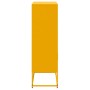 Aparador de acero amarillo mostaza 68,5x38,5x123,5 cm