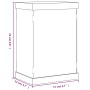 Caja de exposición acrílico transparente 17x12x25 cm de vidaXL, Mostradores - Ref: Foro24-154919, Precio: 27,73 €