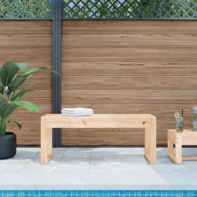 Garden bench solid pine wood 110x38x45 cm by vidaXL, garden benches - Ref: Foro24-825093, Price: 76,11 €, Discount: %