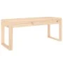 Garden bench solid pine wood 110x38x45 cm by vidaXL, garden benches - Ref: Foro24-825093, Price: 76,01 €, Discount: %