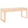 Gartenbank aus massivem Kiefernholz 110x38x45 cm von vidaXL, Gartenbänke - Ref: Foro24-825093, Preis: 77,11 €, Rabatt: %