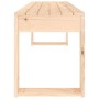 Gartenbank aus massivem Kiefernholz 110x38x45 cm von vidaXL, Gartenbänke - Ref: Foro24-825093, Preis: 77,11 €, Rabatt: %
