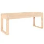 Garden bench solid pine wood 110x38x45 cm by vidaXL, garden benches - Ref: Foro24-825093, Price: 76,01 €, Discount: %