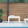 Banco de jardín madera maciza de pino blanco 80x38x45 cm de vidaXL, Bancos de jardín - Ref: Foro24-825087, Precio: 66,79 €, D...